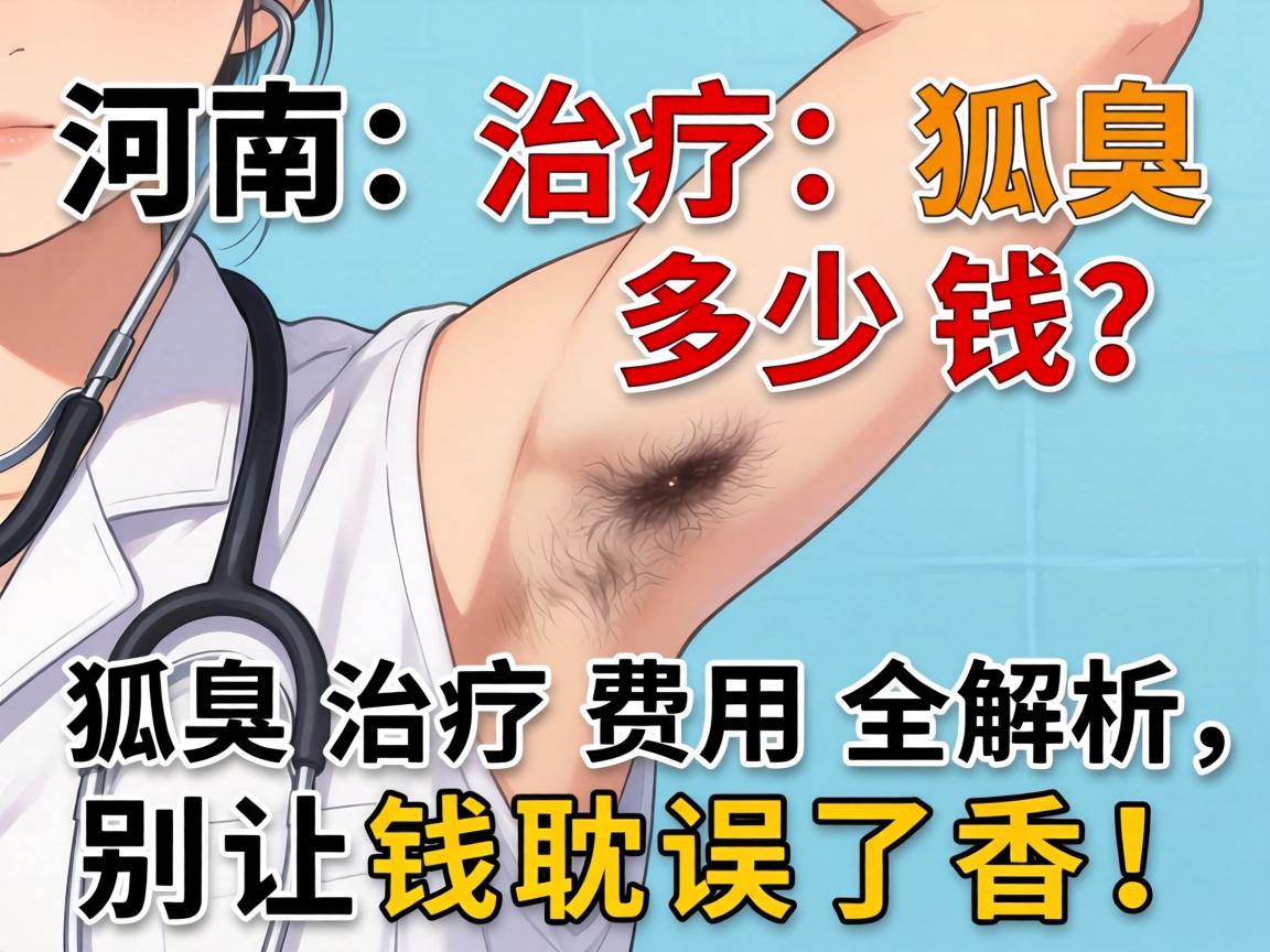 河南治疗狐臭多少钱？狐臭治疗费用全解析，别让钱耽误了香！