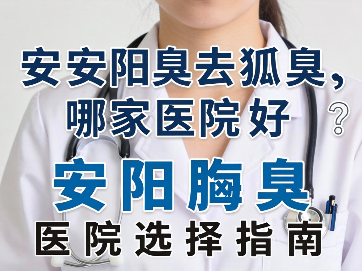 安阳去狐臭，哪家医院好？安阳腋臭医院选择指南
