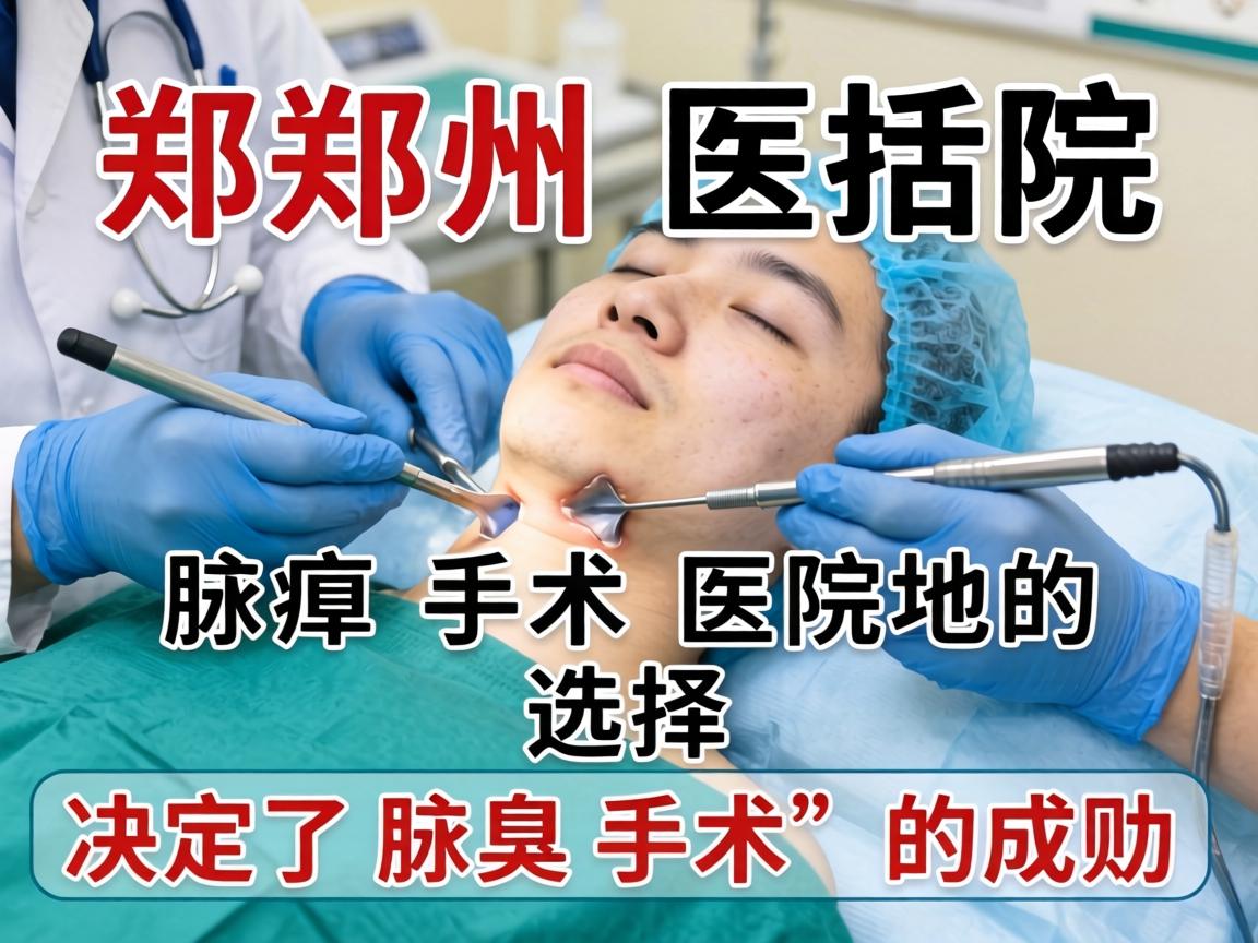 郑州腋臭手术医院，腋臭手术医院的选择，决定了腋臭手术的成败