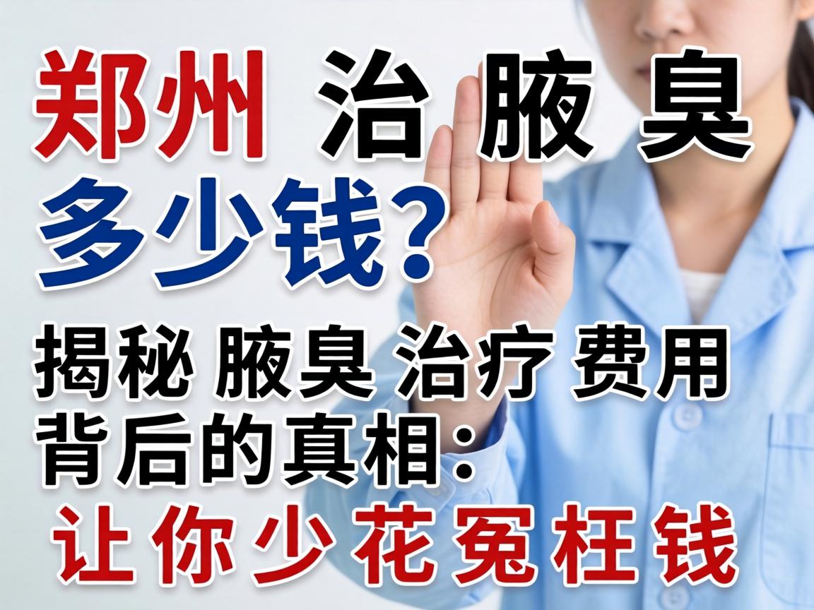 郑州治腋臭多少钱？揭秘腋臭治疗费用背后的真相，让你少花冤枉钱