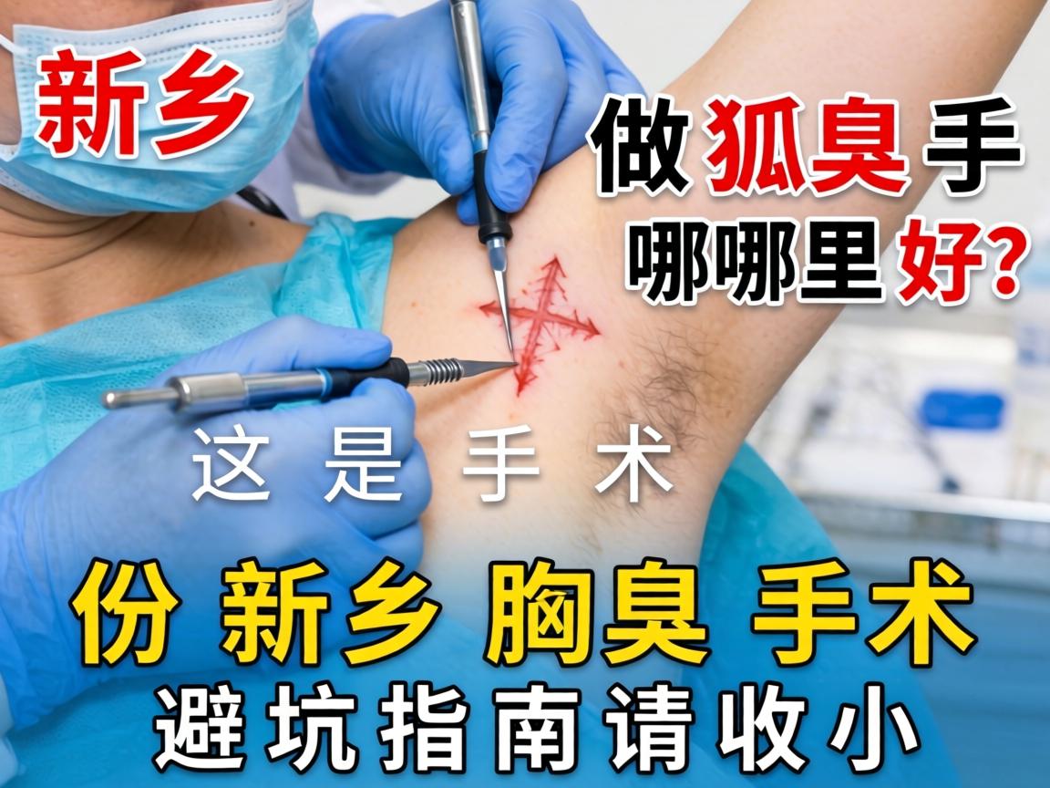 新乡做狐臭手术哪里好？这份新乡腋臭手术避坑指南请收好