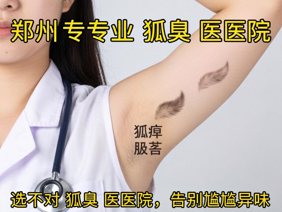 郑州专业狐臭医院在哪里？选对狐臭医院，告别尴尬异味