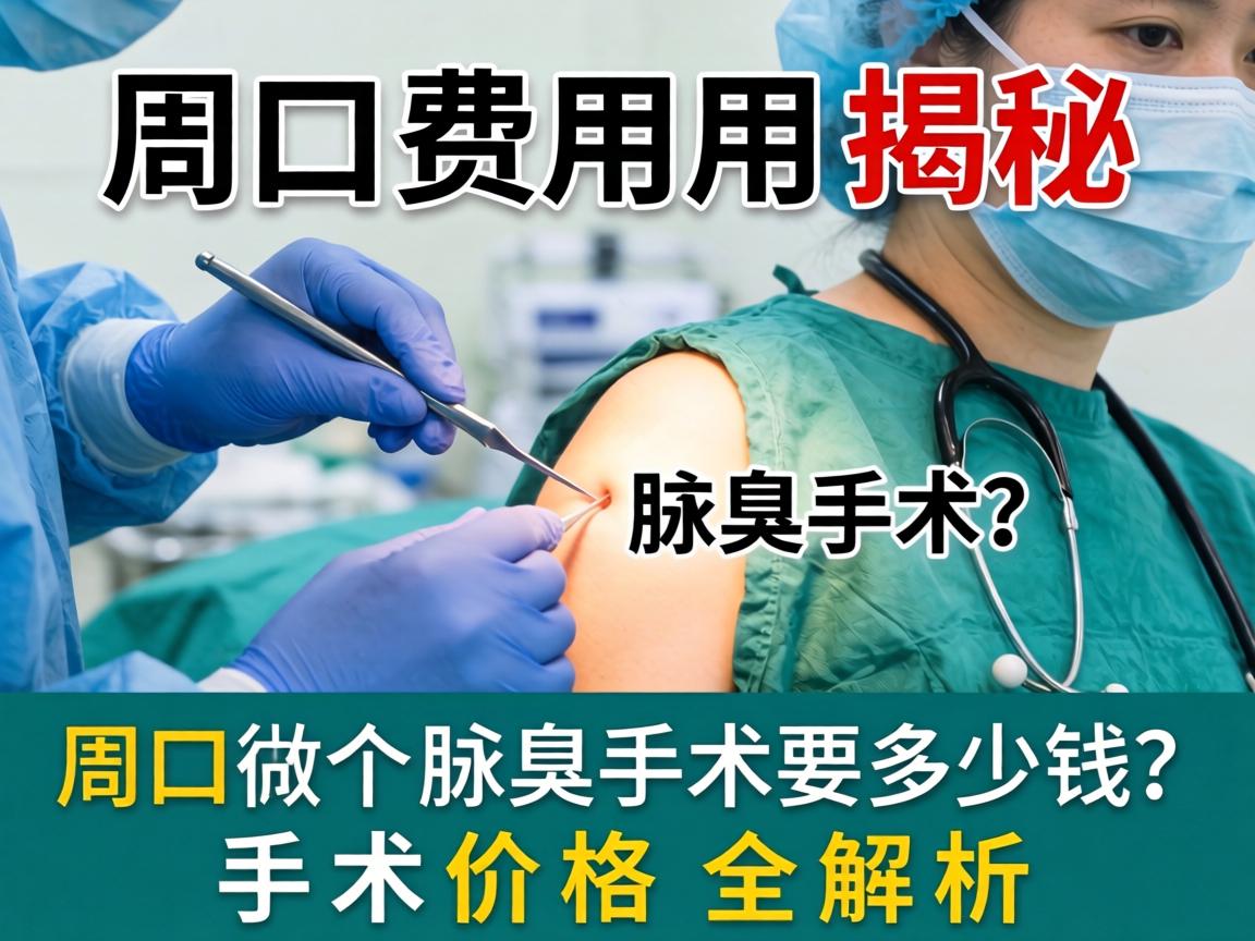 周口腋臭手术费用揭秘，在周口做个腋臭手术要多少钱？周口腋臭手术价格全解析