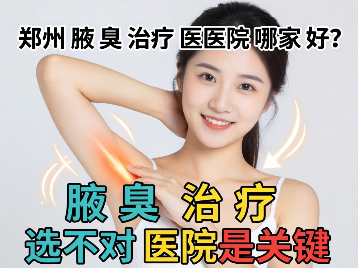 郑州腋臭治疗医院哪家好？腋臭治疗选对医院是关键