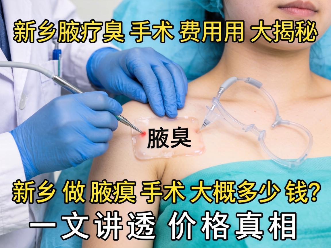 新乡腋臭手术费用大揭秘，在新乡做腋臭手术大概多少钱？一文讲透价格真相