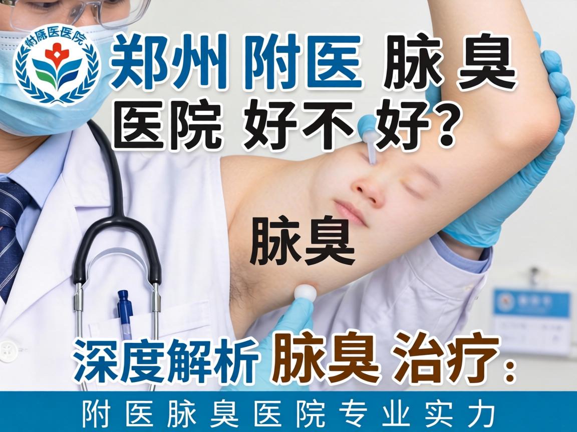 郑州附医腋臭医院好不好？深度解析腋臭治疗，附医腋臭医院专业实力