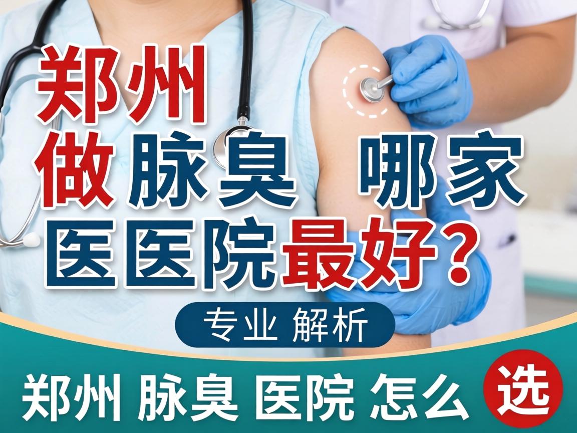 郑州做腋臭哪家医院最好？专业解析郑州腋臭医院怎么选