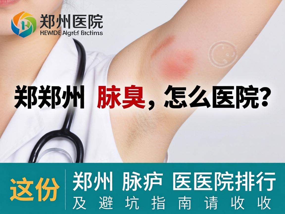 郑州腋臭医院怎么选？这份郑州腋臭医院排行及避坑指南请收好