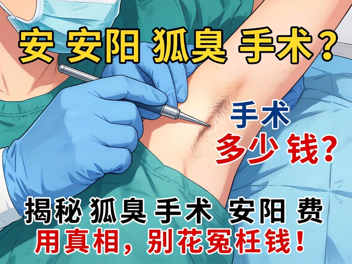 安阳狐臭手术多少钱？揭秘狐臭手术安阳费用真相，别花冤枉钱！