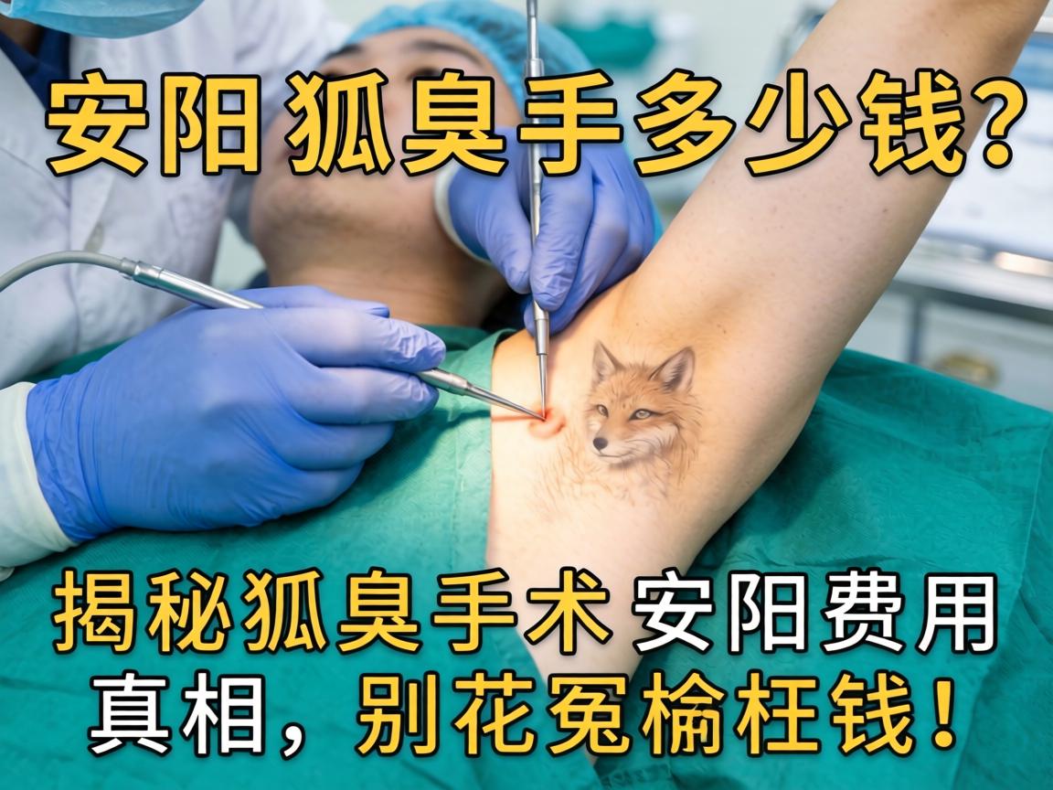 安阳狐臭手术多少钱？揭秘狐臭手术安阳费用真相，别花冤枉钱！