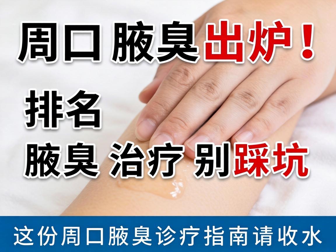 周口腋臭排名出炉！腋臭治疗别踩坑，这份周口腋臭诊疗指南请收好