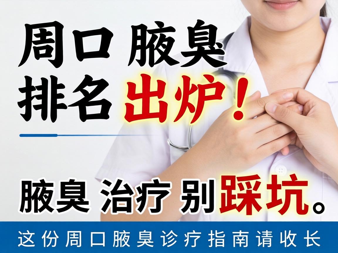 周口腋臭排名出炉！腋臭治疗别踩坑，这份周口腋臭诊疗指南请收好