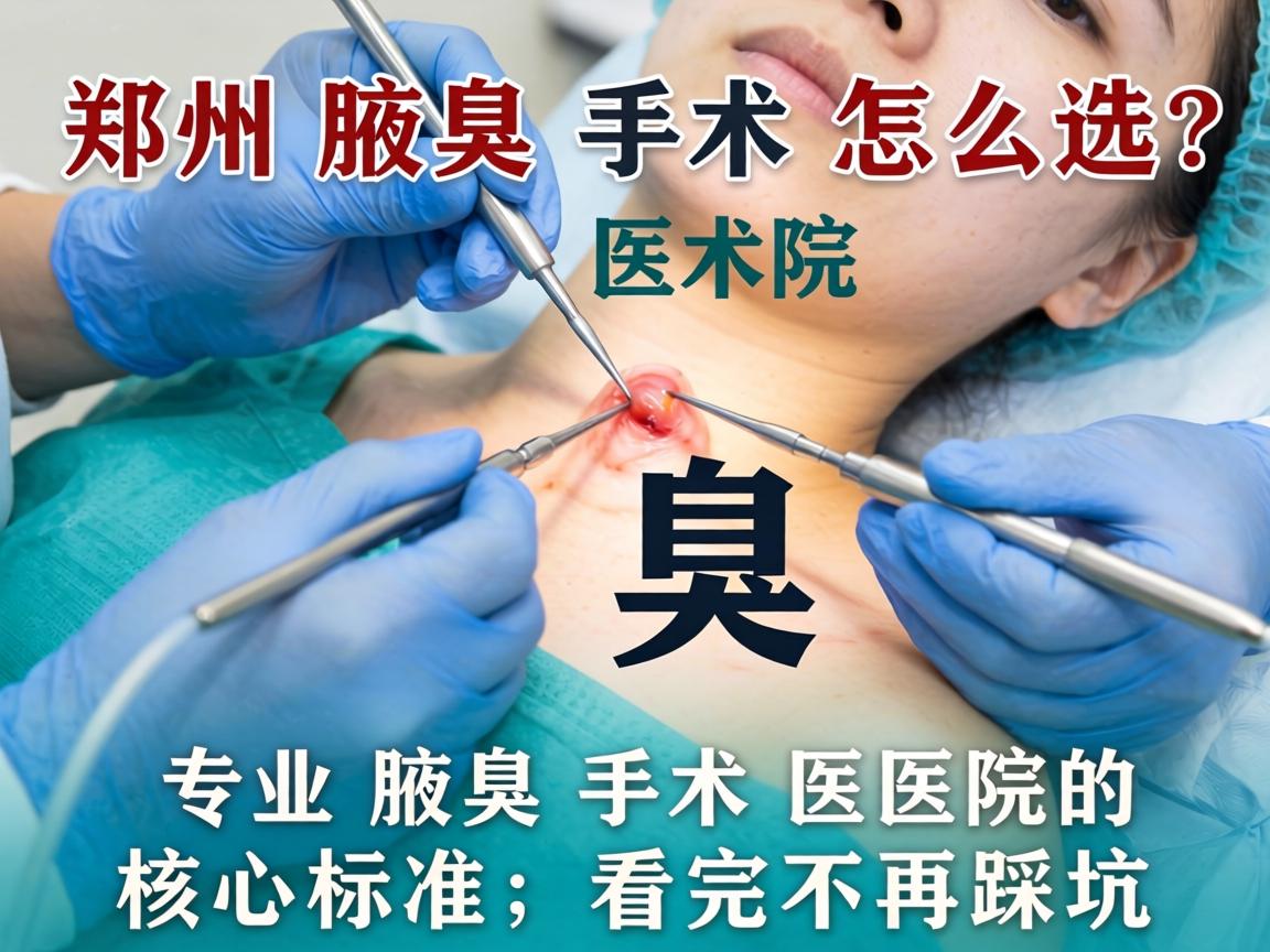 郑州腋臭手术医院怎么选?专业腋臭手术医院的核心标准,看完不再踩坑 郑州腋臭手术医院怎么选?专业腋臭手术医院的核心标准,看完不再踩坑