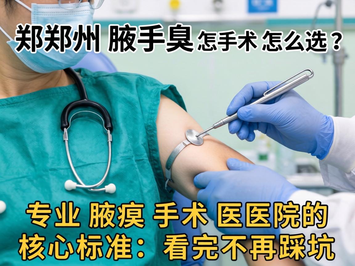 郑州腋臭手术医院怎么选?专业腋臭手术医院的核心标准,看完不再踩坑 郑州腋臭手术医院怎么选?专业腋臭手术医院的核心标准,看完不再踩坑