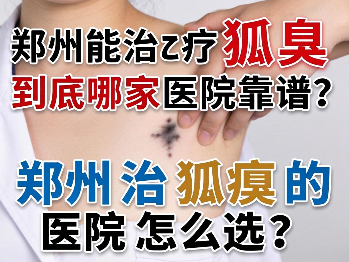 郑州治疗狐臭，到底哪家医院靠谱？郑州治狐臭的医院怎么选？