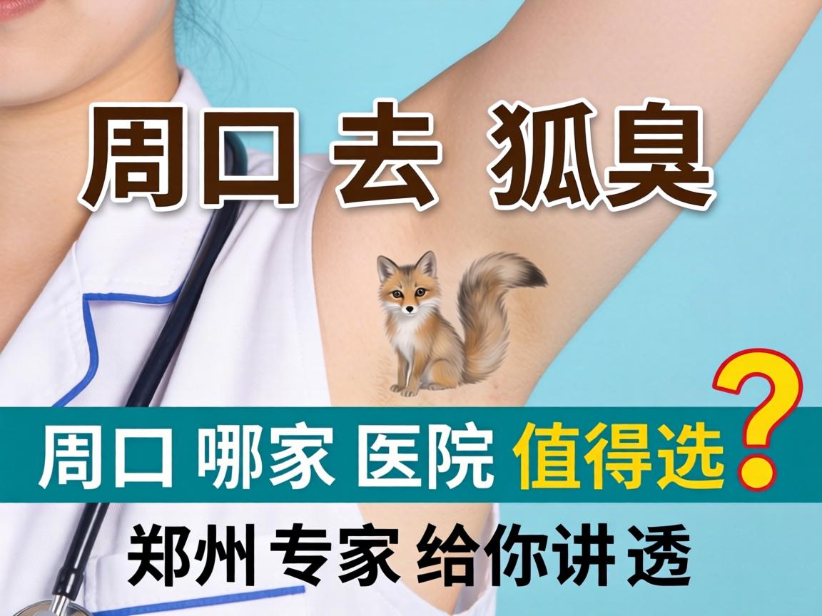 周口去狐臭，周口哪家医院值得选？郑州专家给你讲透