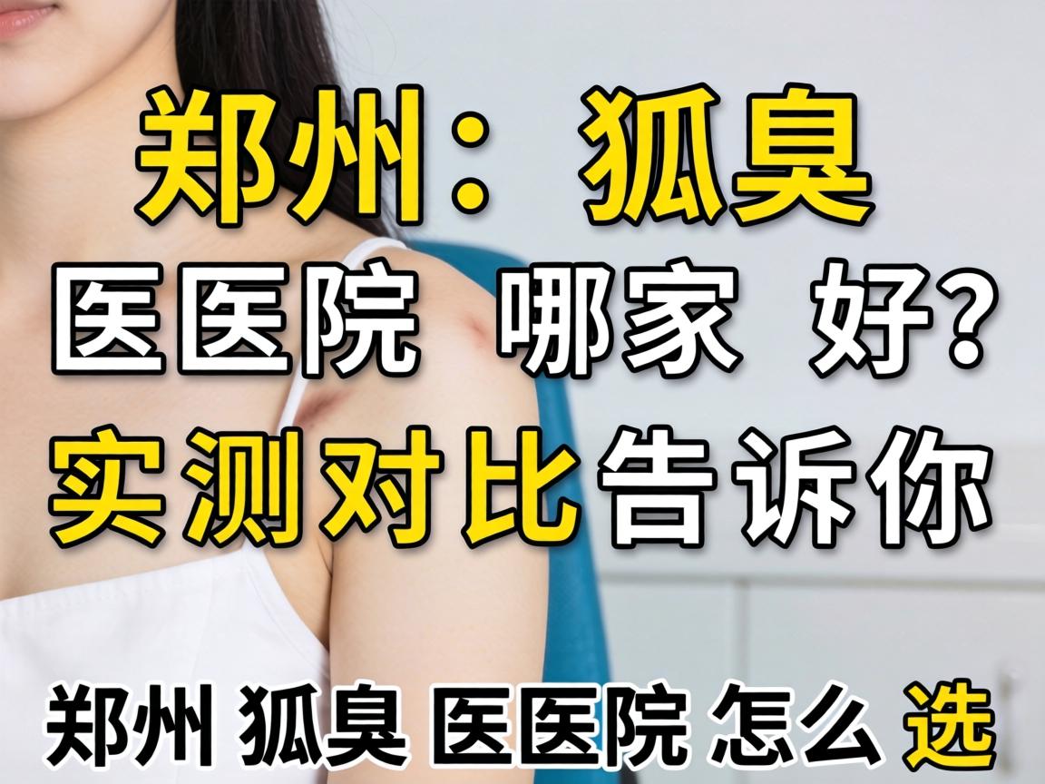 郑州狐臭医院哪家好？实测对比告诉你郑州狐臭医院怎么选