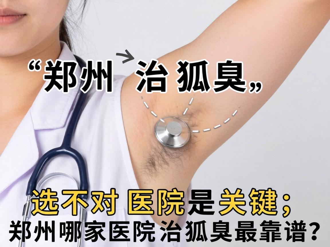 郑州治狐臭，选对医院是关键，郑州哪家医院治狐臭最靠谱？