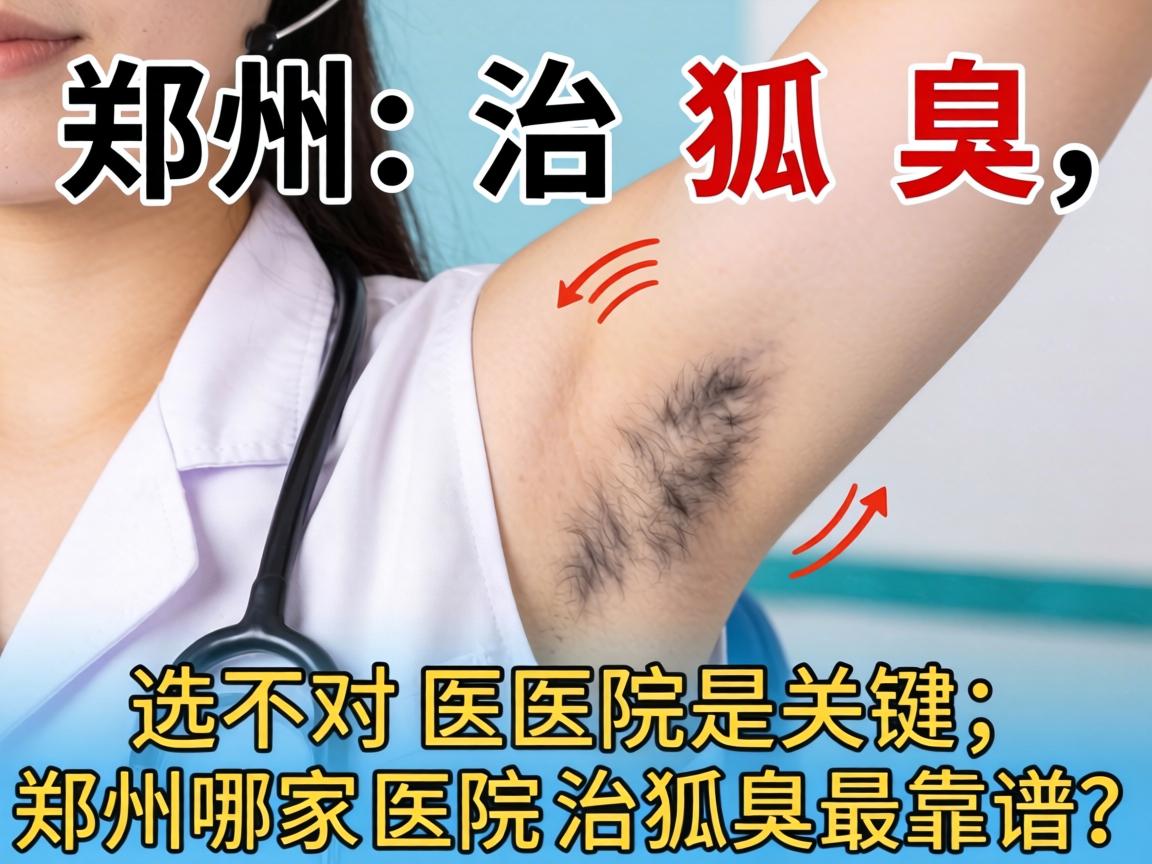 郑州治狐臭，选对医院是关键，郑州哪家医院治狐臭最靠谱？