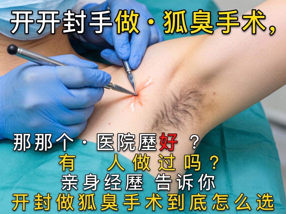 开封做狐臭手术那个医院好？有人做过吗？亲身经历告诉你开封做狐臭手术到底怎么选