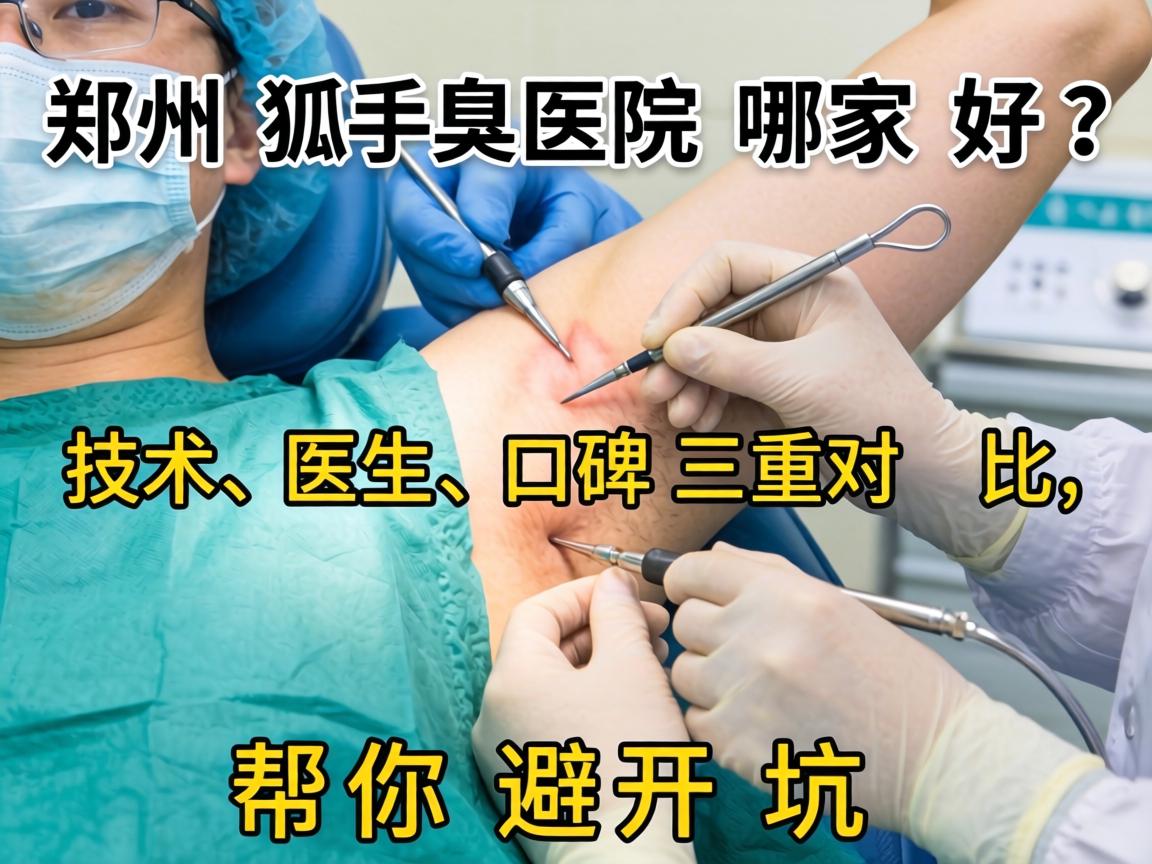 郑州狐臭手术医院哪家好？技术、医生、口碑三重对比，帮你避开坑