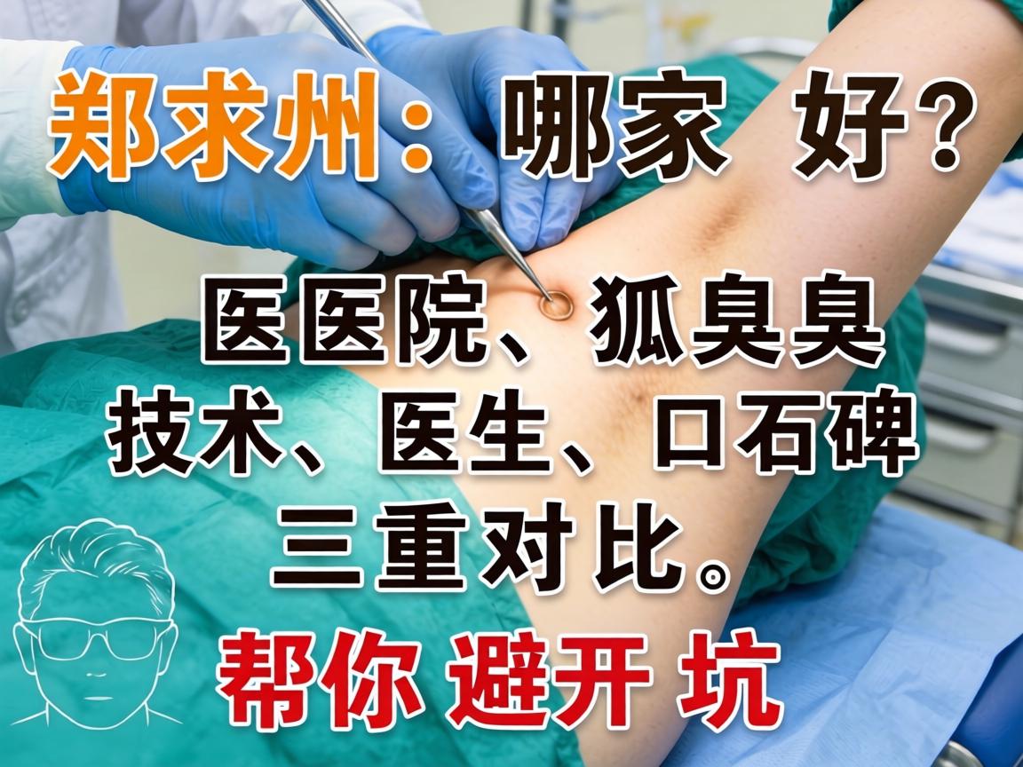 郑州狐臭手术医院哪家好？技术、医生、口碑三重对比，帮你避开坑