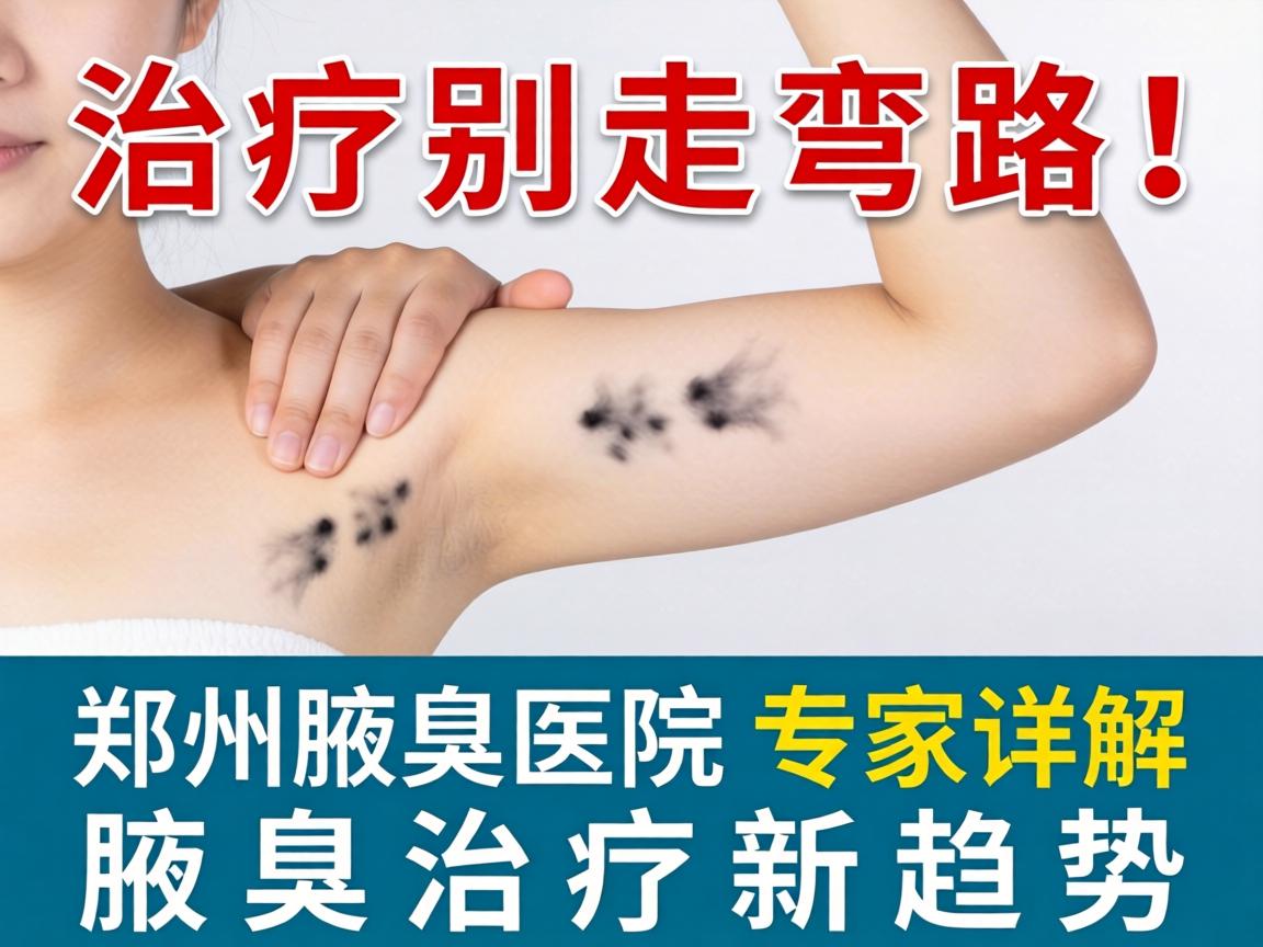 腋臭治疗别走弯路！郑州腋臭医院专家详解腋臭治疗新趋势