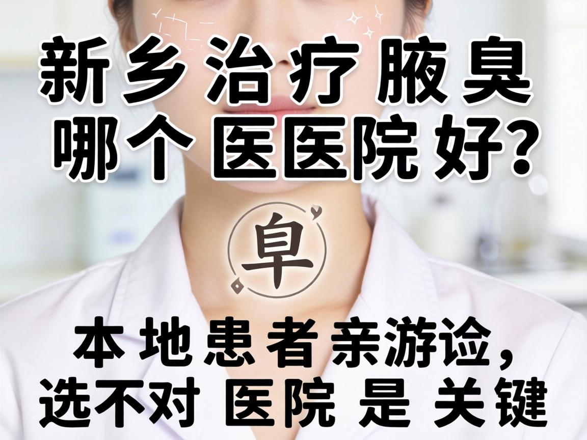 新乡治疗腋臭哪个医院好？本地患者亲测，选对医院是关键