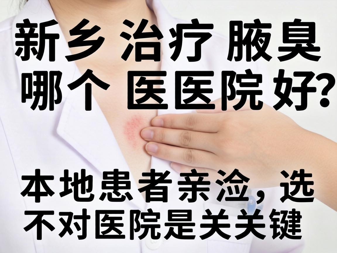 新乡治疗腋臭哪个医院好？本地患者亲测，选对医院是关键