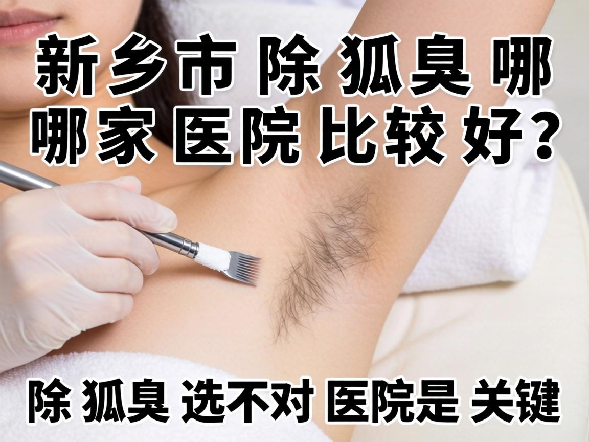新乡市除狐臭哪家医院比较好？除狐臭选对医院是关键