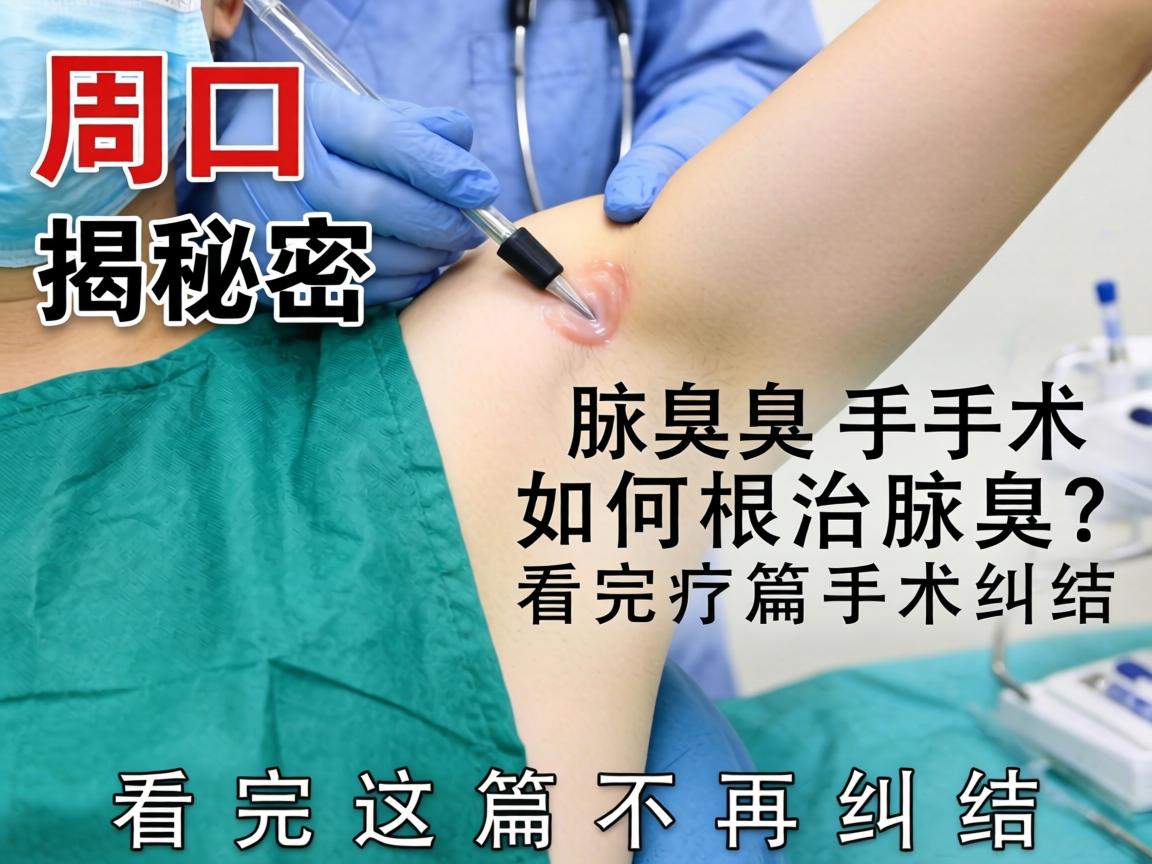 周口腋臭手术揭秘，腋臭手术如何根治腋臭？看完这篇不再纠结