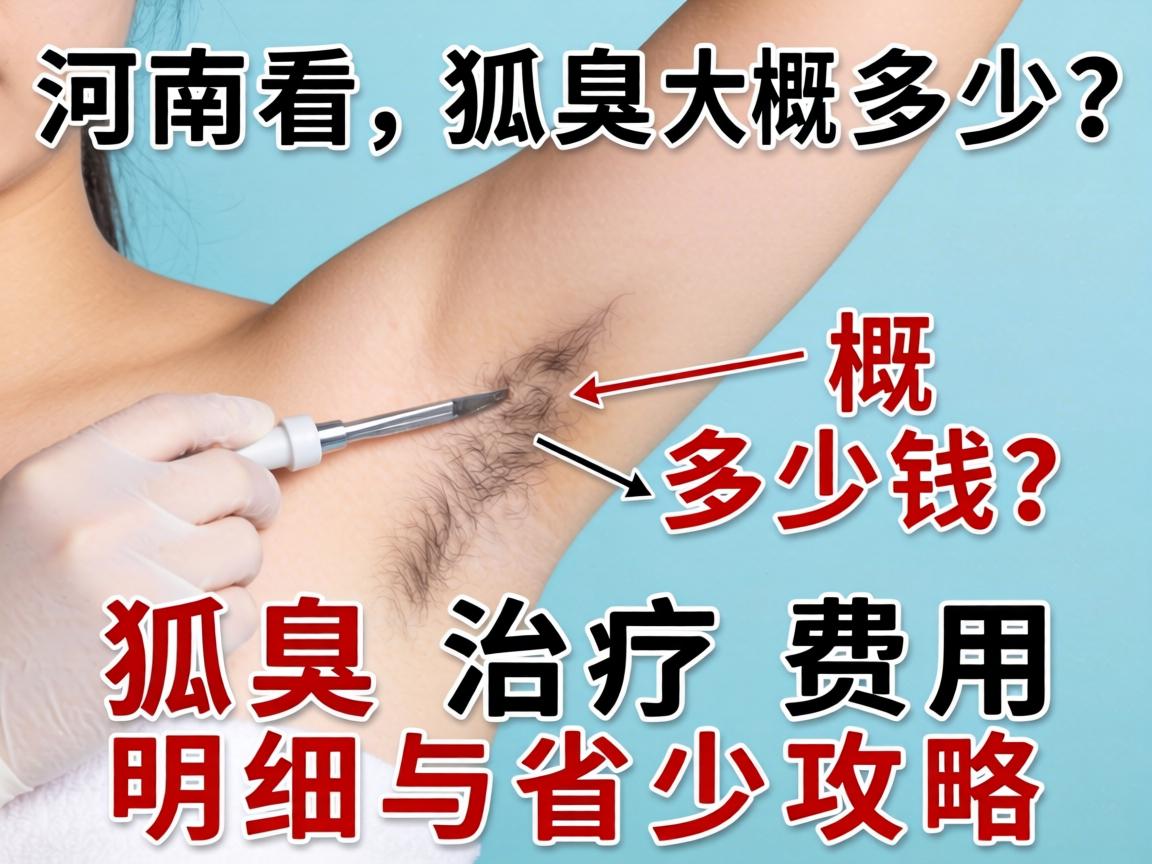 河南看狐臭大概多少钱？狐臭治疗费用明细与省钱攻略