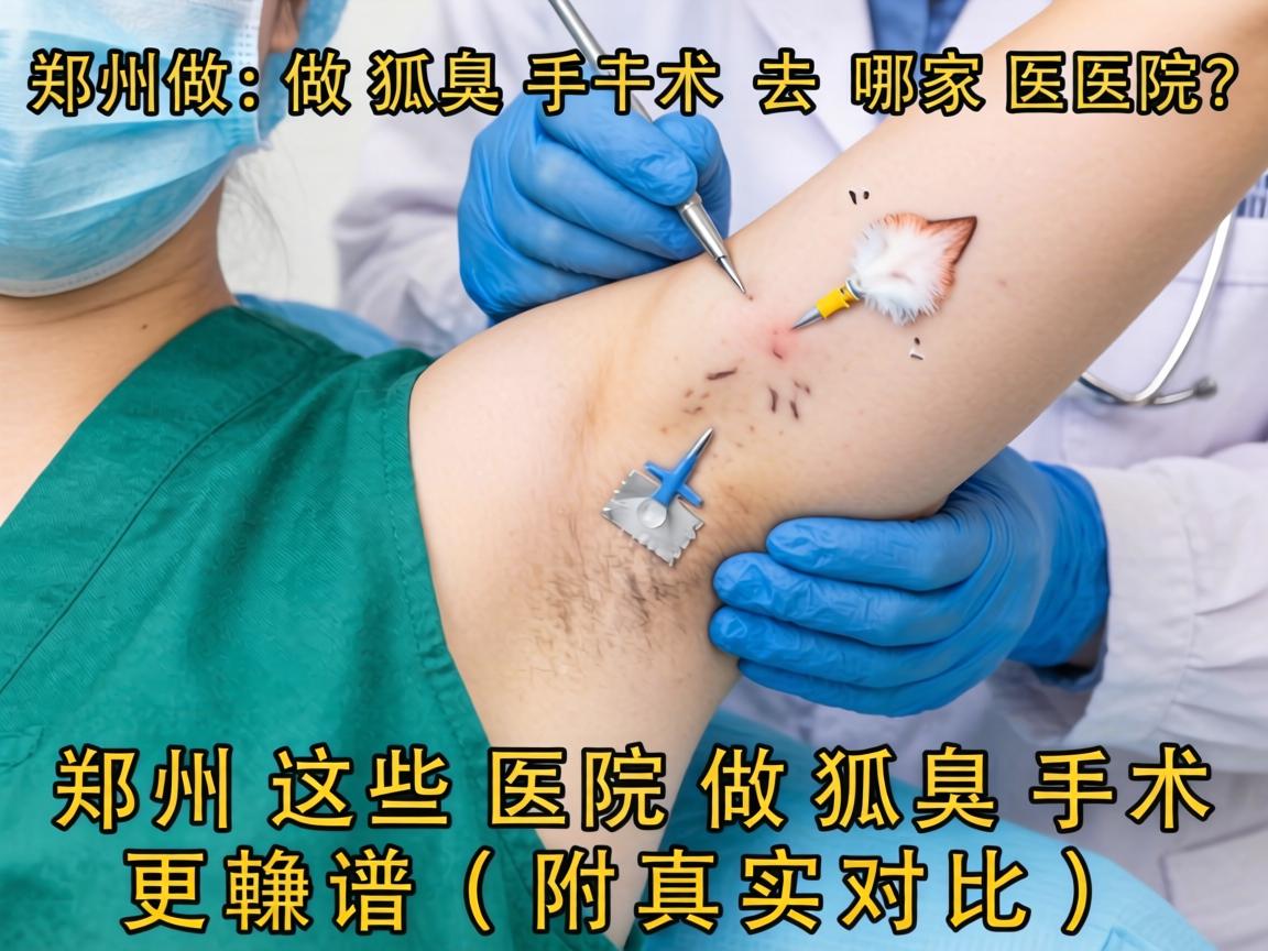 郑州做狐臭手术去哪家医院？郑州这些医院做狐臭手术更靠谱（附真实对比）