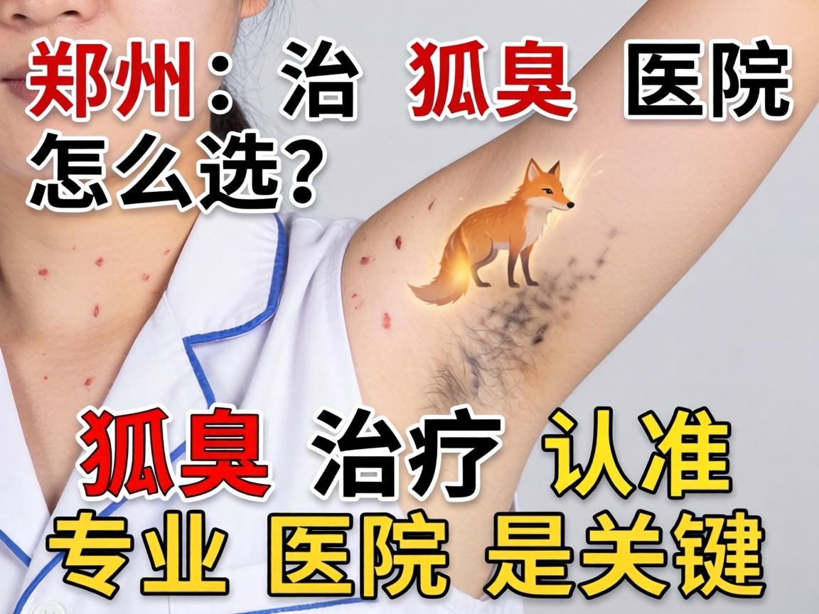 郑州治狐臭医院怎么选？狐臭治疗认准专业医院是关键