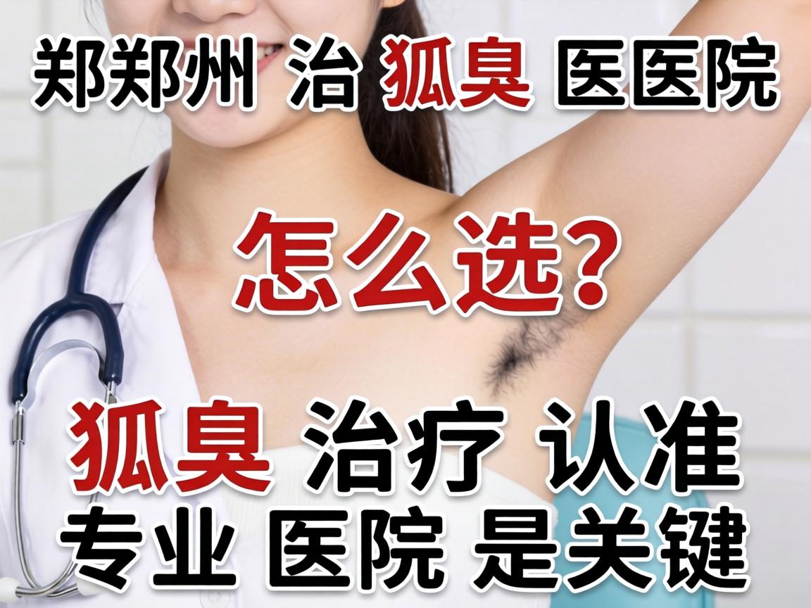 郑州治狐臭医院怎么选？狐臭治疗认准专业医院是关键