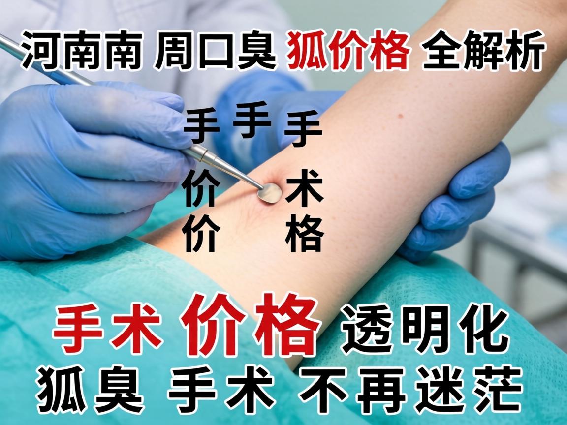 河南周口狐臭手术价格全解析，手术价格透明化，狐臭手术不再迷茫
