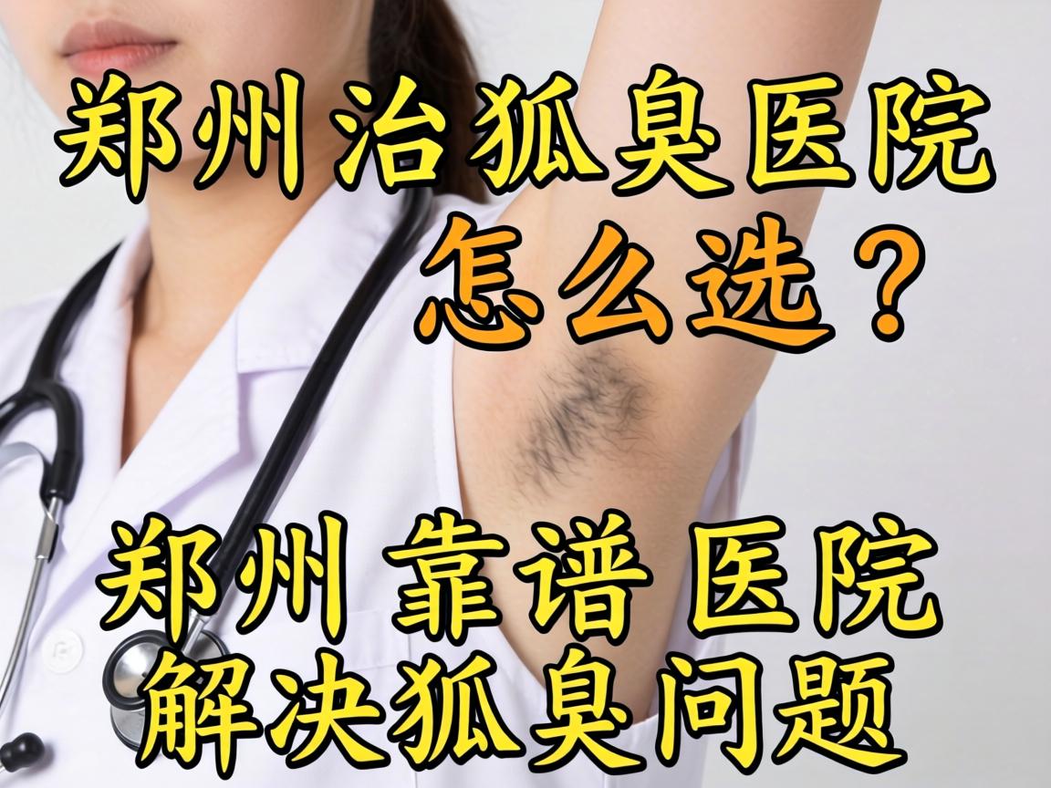郑州治狐臭医院怎么选？郑州靠谱医院解决狐臭问题