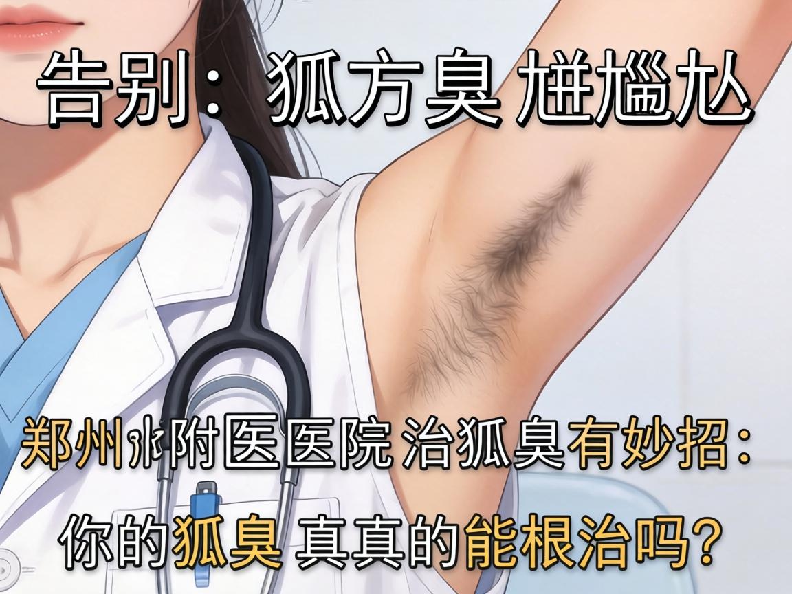 告别狐臭尴尬，郑州附医医院治狐臭有妙招，你的狐臭真的能根治吗？