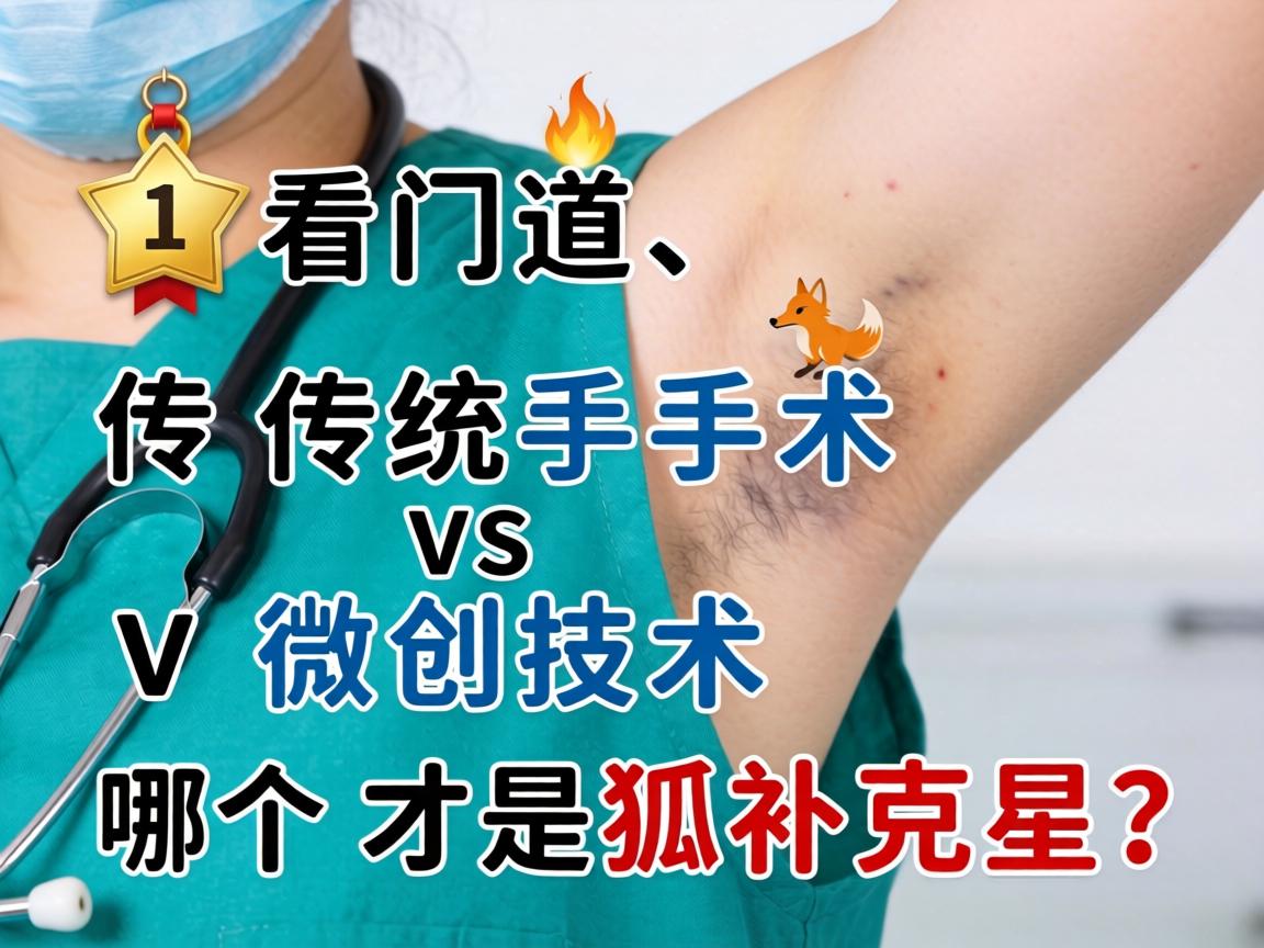 一、排行榜里看门道,传统手术 vs 微创技术,哪个才是狐臭克星? 一、排行榜里看门道,传统手术 vs 微创技术,哪个才是狐臭克星?