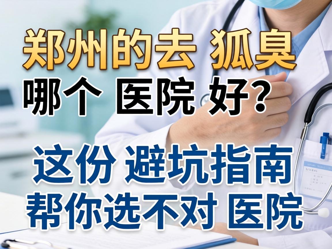 郑州去狐臭哪个医院好？这份避坑指南帮你选对医院