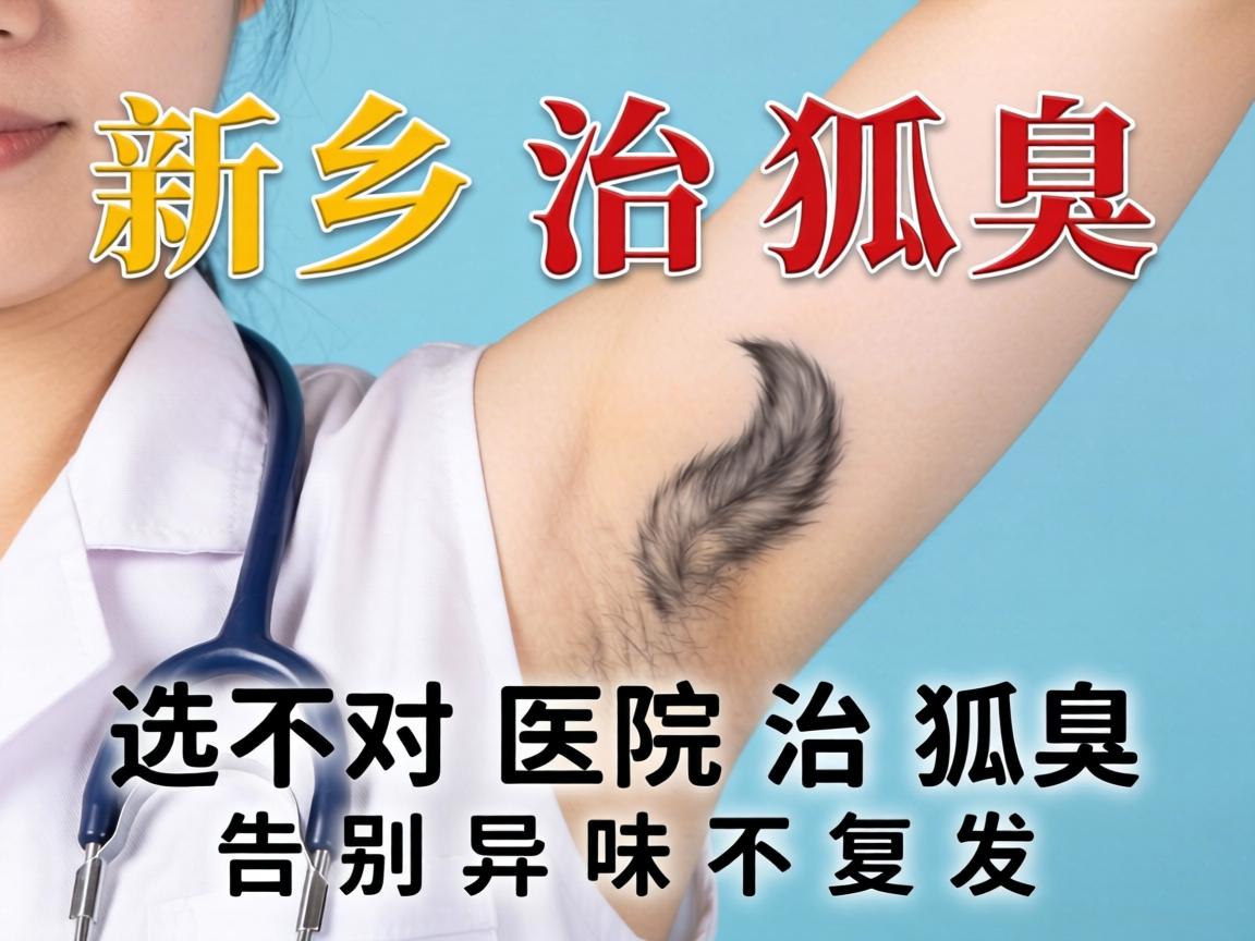 新乡治狐臭，选对医院治狐臭，告别异味不复发