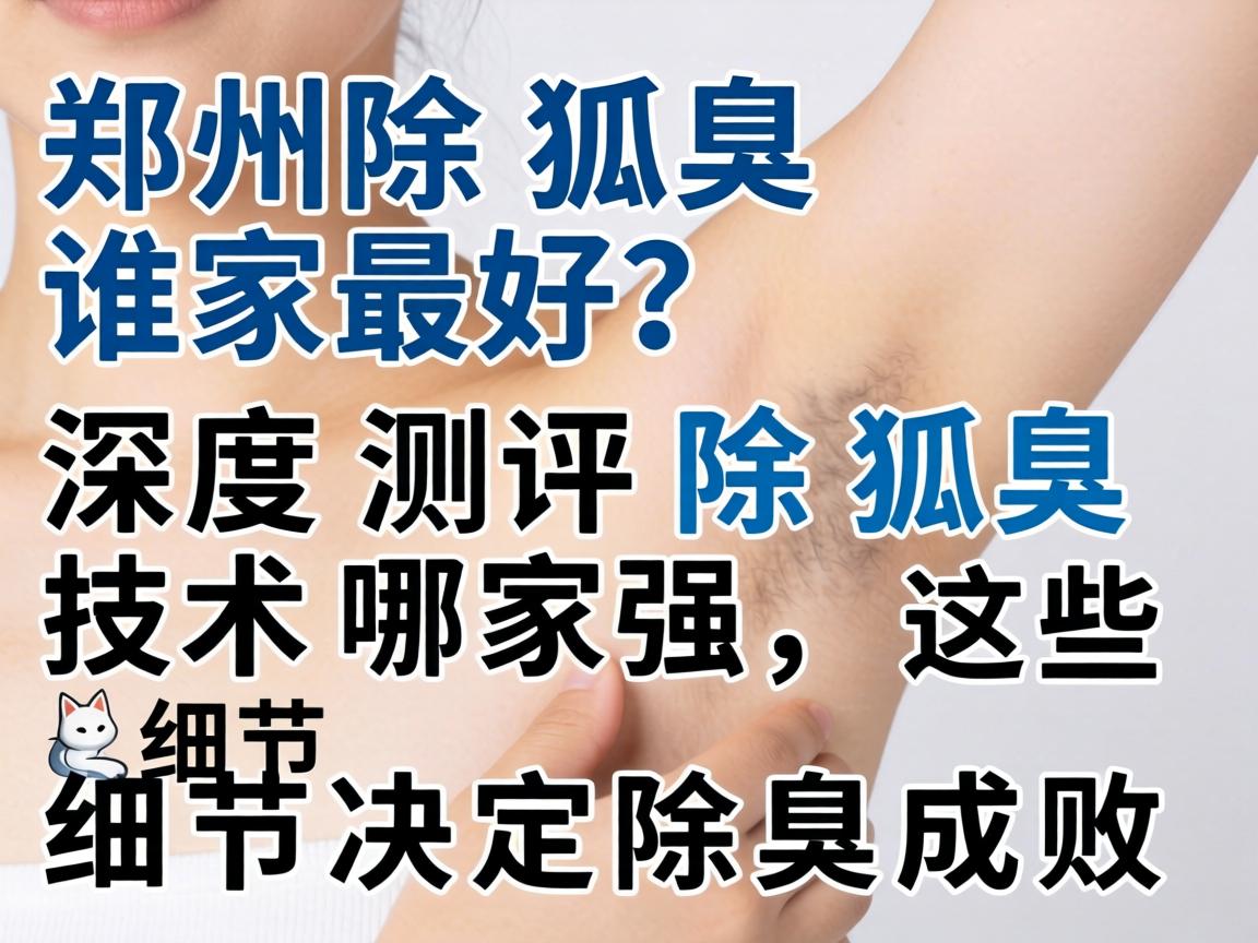 郑州除狐臭谁家最好？深度测评除狐臭技术哪家强，这些细节决定除臭成败