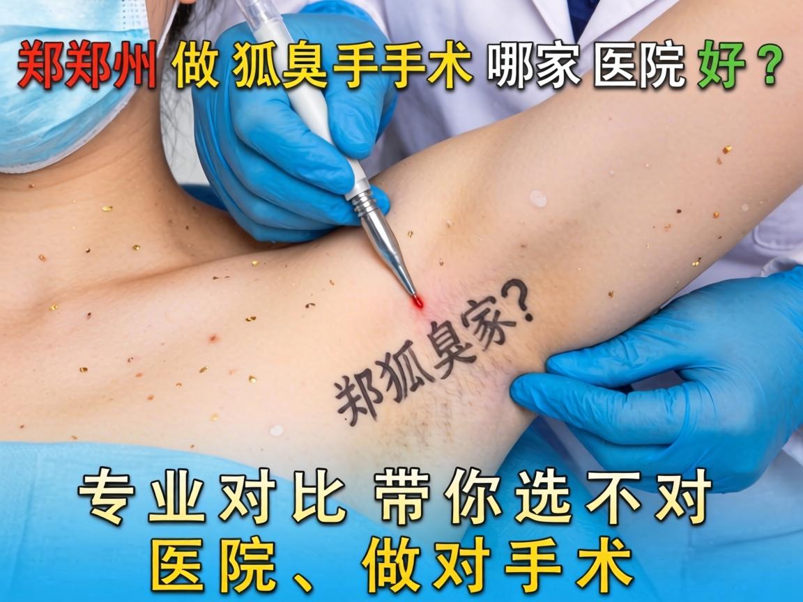 郑州做狐臭手术哪家医院好？专业对比带你选对医院、做对手术