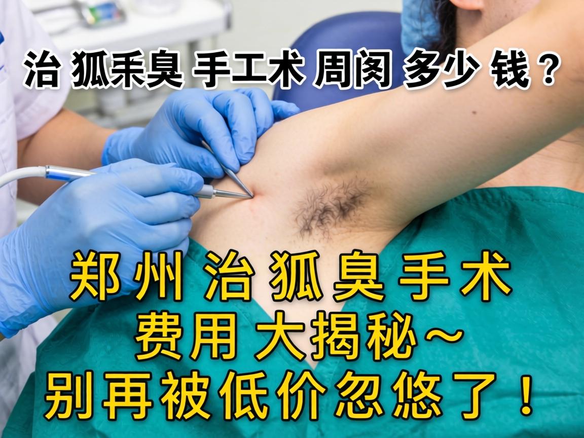 治狐臭手术周口多少钱？郑州治狐臭手术费用大揭秘，别再被低价忽悠了！