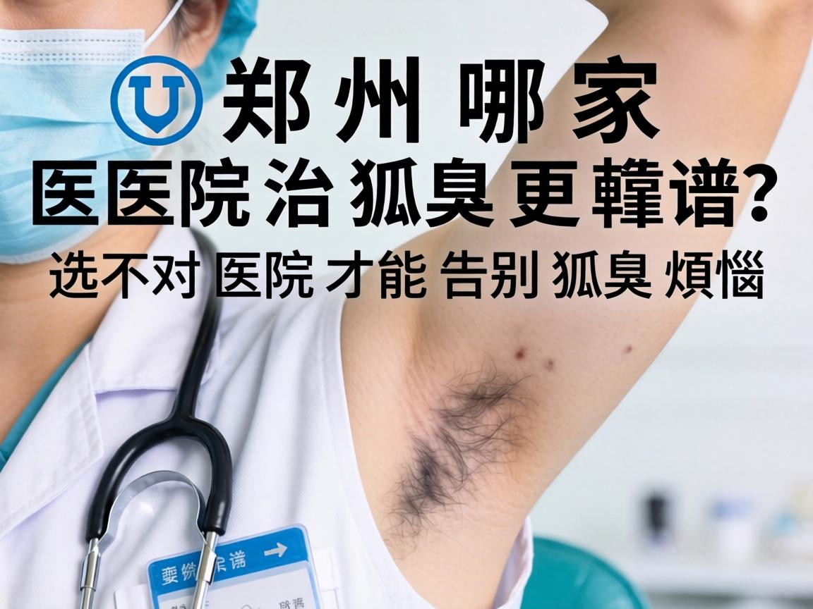 郑州哪家医院治狐臭更靠谱？选对医院才能告别狐臭烦恼