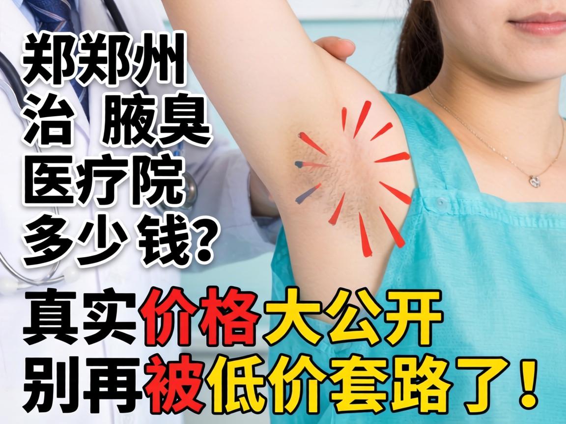 郑州治腋臭医院多少钱？真实价格大公开，别再被低价套路了！