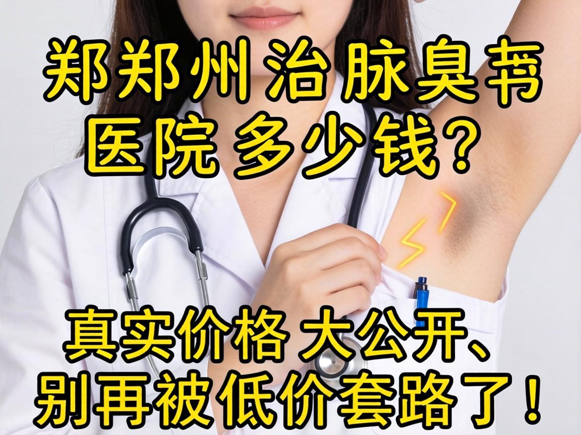 郑州治腋臭医院多少钱？真实价格大公开，别再被低价套路了！