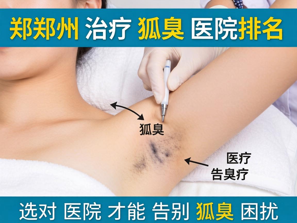郑州治疗狐臭医院排名，选对医院才能告别狐臭困扰