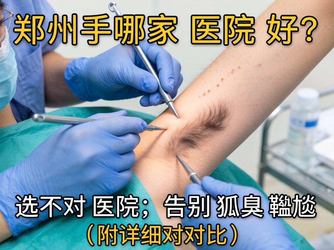 郑州狐臭手术哪家医院好？选对医院，告别狐臭尴尬（附详细对比）