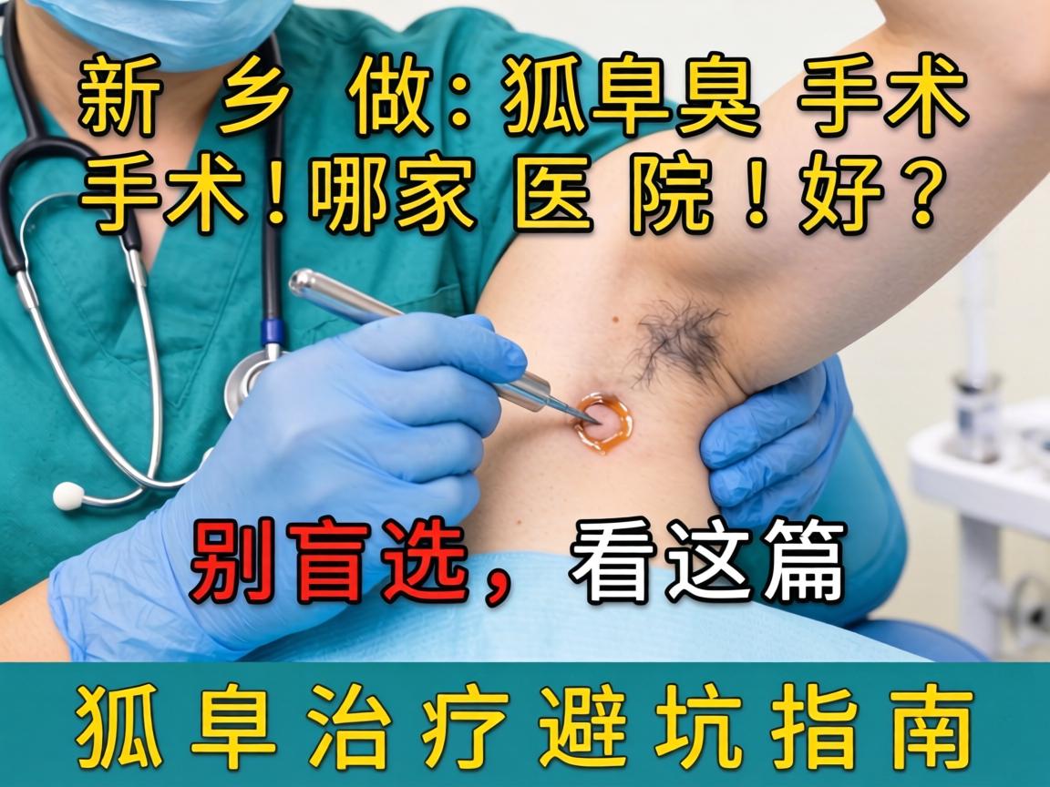 新乡做狐臭手术哪家医院好？别盲选，看这篇狐臭治疗避坑指南